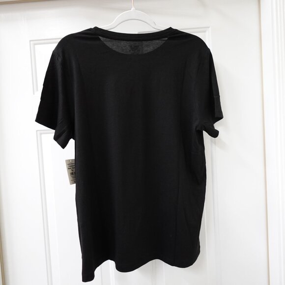 Women's Halloween Shirt LARGE Ghost Boo-Jee Short Sleeve Black Graphic Stanley - Picture 3 of 9